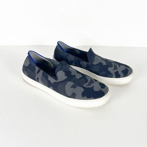 Rothy's The Sneaker Original Slip On Sneaker in Gray Camo Size 8 - Picture 9 of 9